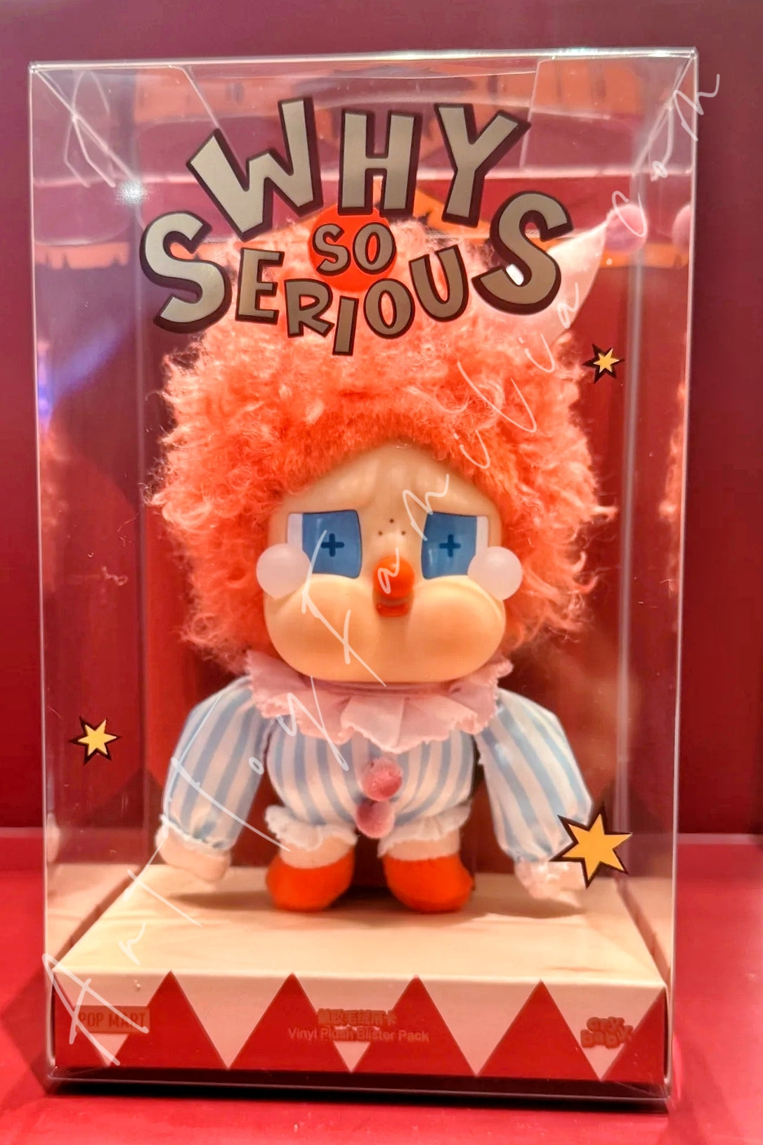 本日発送 WHY SO SERIOUS シリーズ CRYBABY Crybaby Why So Serious Series Vinyl Plush Figurine – Art Toy Familia