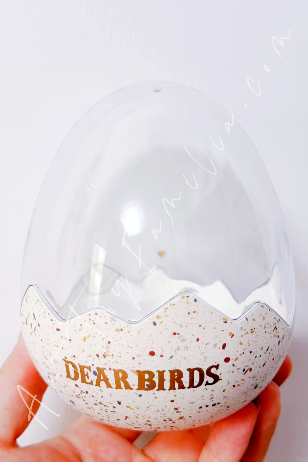 Popmart Dear Birds Series Egg-Shaped Plush Display Case