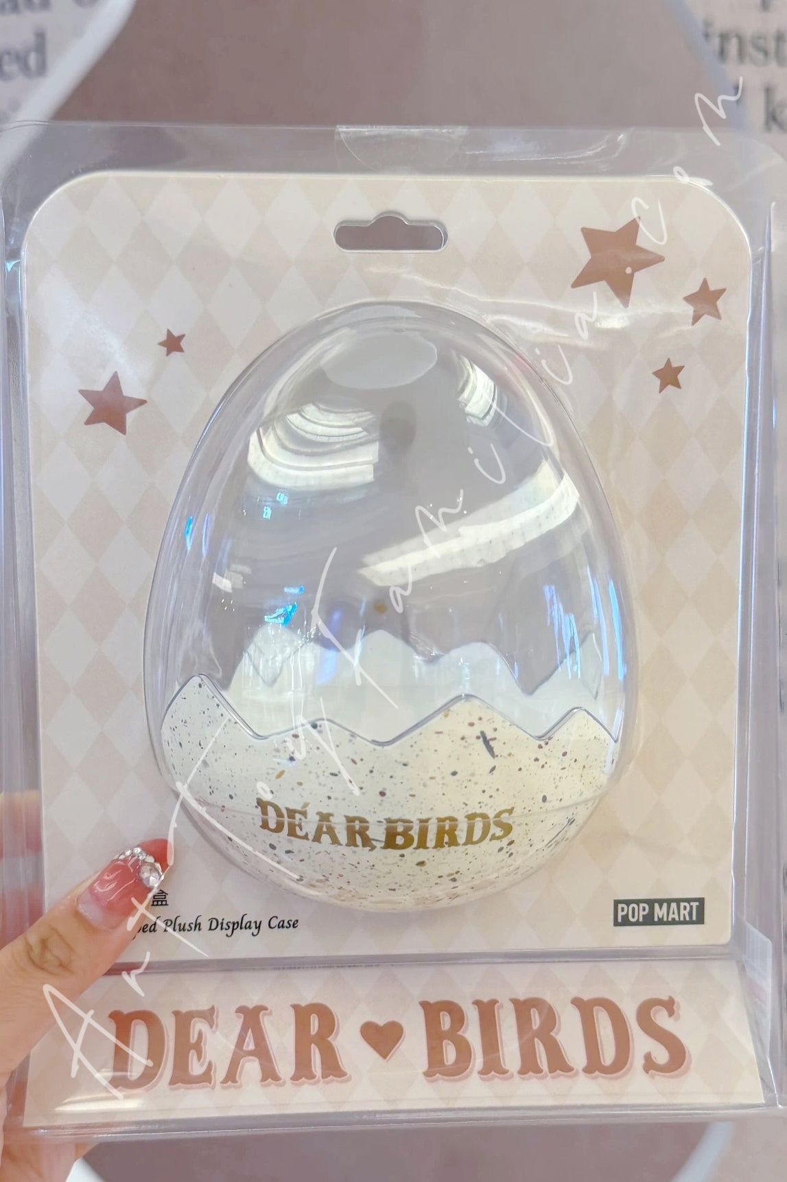 Dear Birds Series Egg-Shaped Plush Display Case – Art Toy Familia