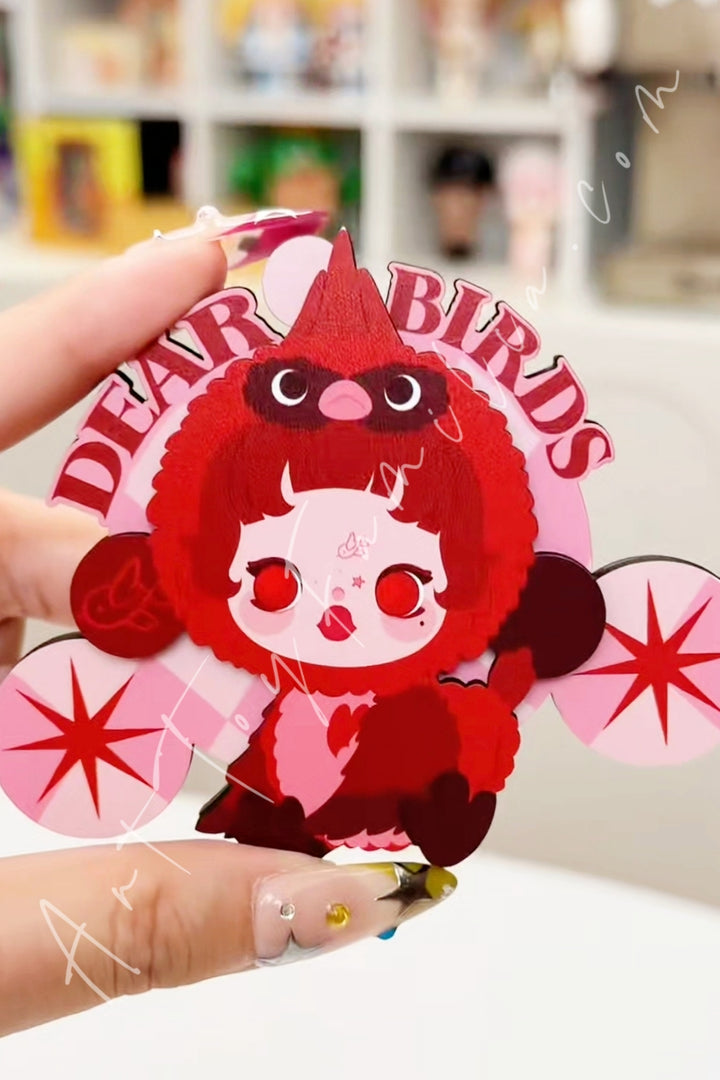 Popmart Dear Birds Series Fridge Magnet A Dawn Duet
