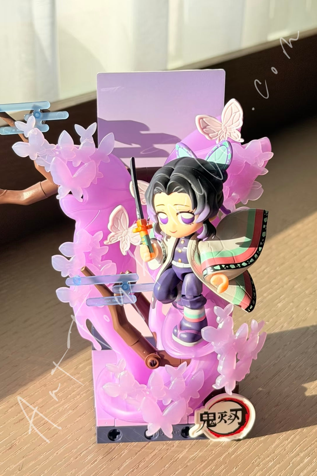Popmart Demon Slayer Unwavering Resolve Arc Series Block Figures Shinobu Kocho Insect Breathing