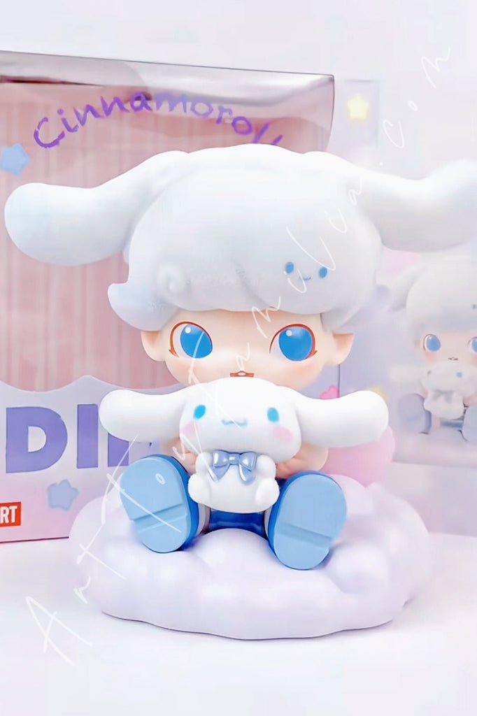POP MART DIMOO WORLD Cinnamoroll フィギュア POP MART Dimoo × Cinnamoroll Figurine – Art Toy Familia