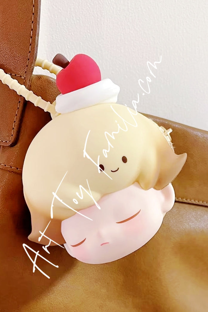 Popmart Dimoo Crush On Coffee Series Earphone Case Caramel Hug
