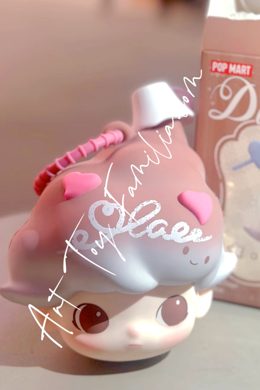 Popmart Dimoo Crush On Coffee Series Earphone Case Rose Love Letter