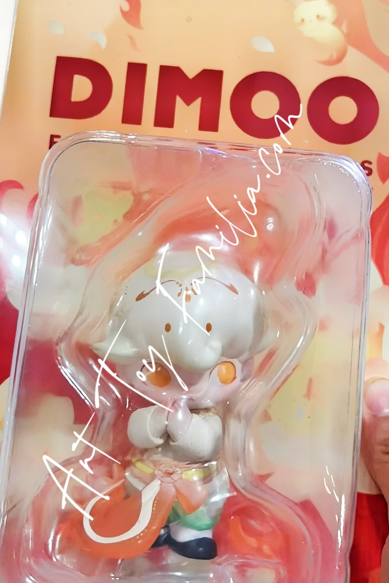Popmart Dimoo Flaming Lotus Figurine (Special Friend Of The China-Thailand Golden Jubilee) 2
