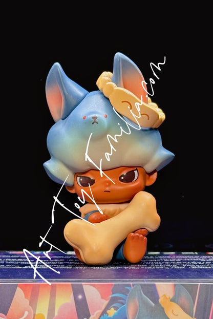 Popmart Dimoo Forest Night Series Night Wolf