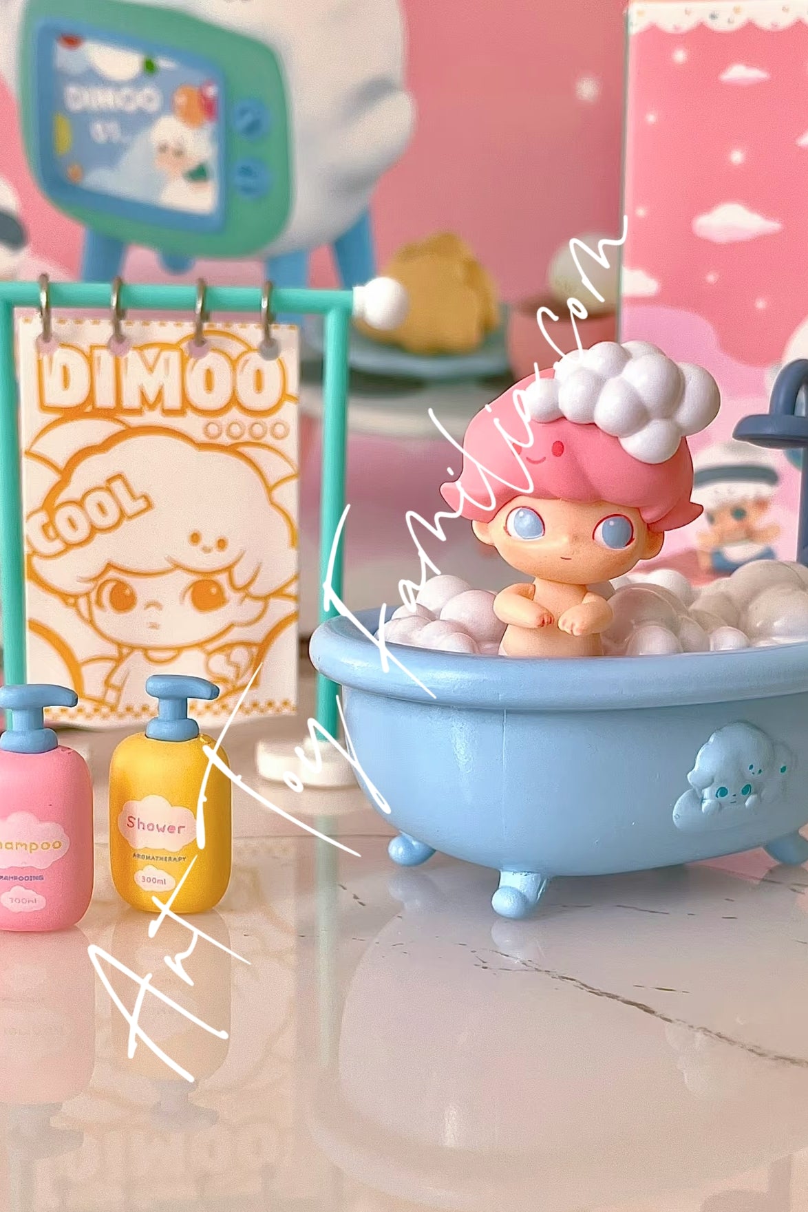 Popmart Dimoo Homebody Series Bubble Bath