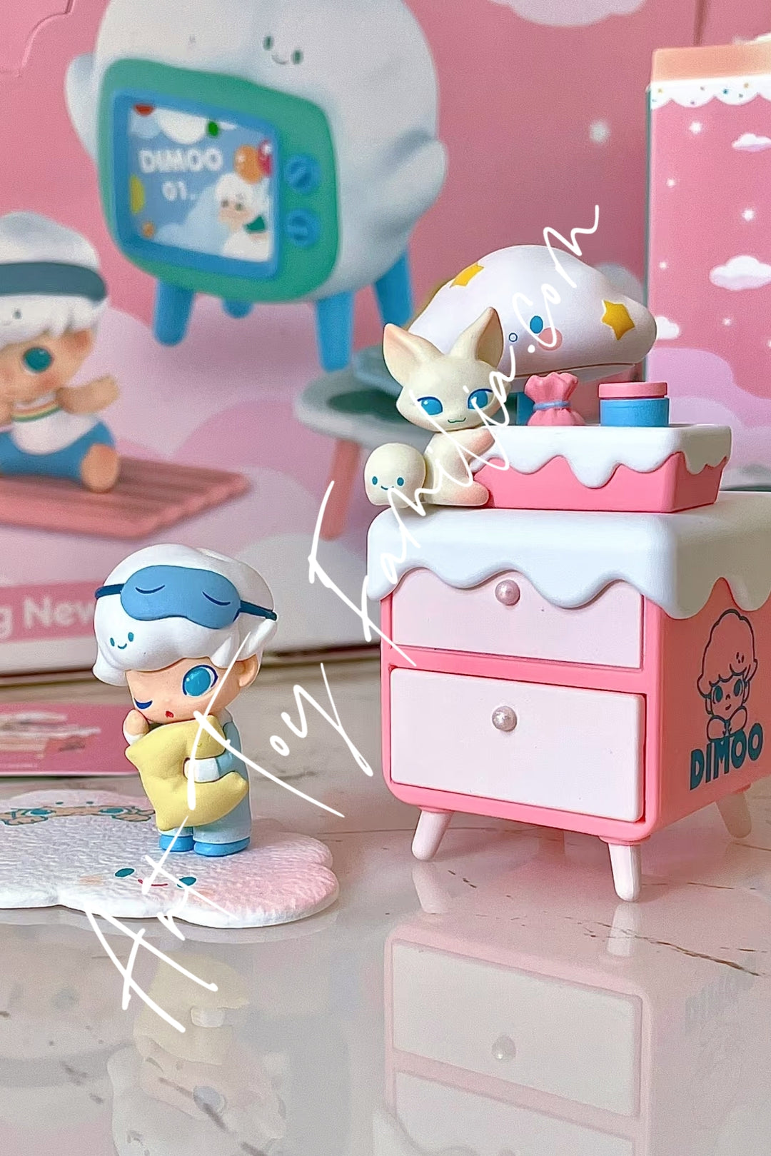 Popmart Dimoo Homebody Series Drowsy Look