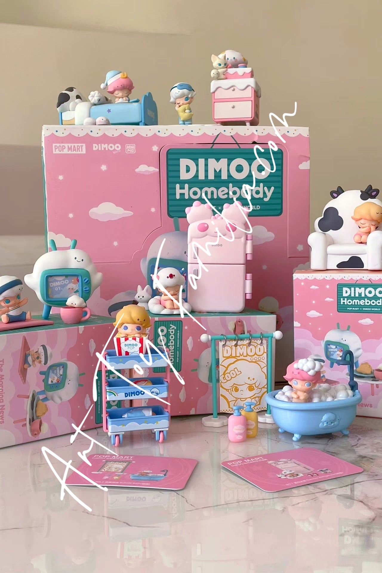 Popmart Dimoo Homebody Series Full Set