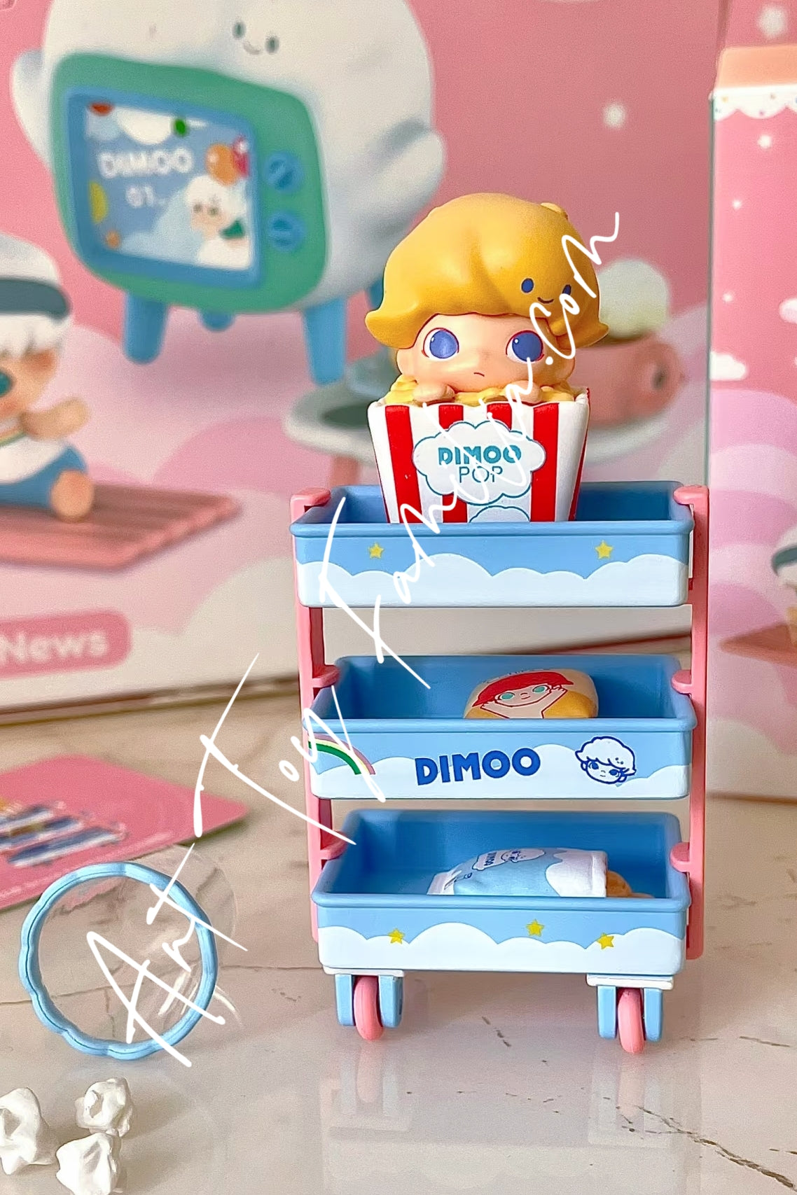 Popmart Dimoo Homebody Series Snack Food Carnival