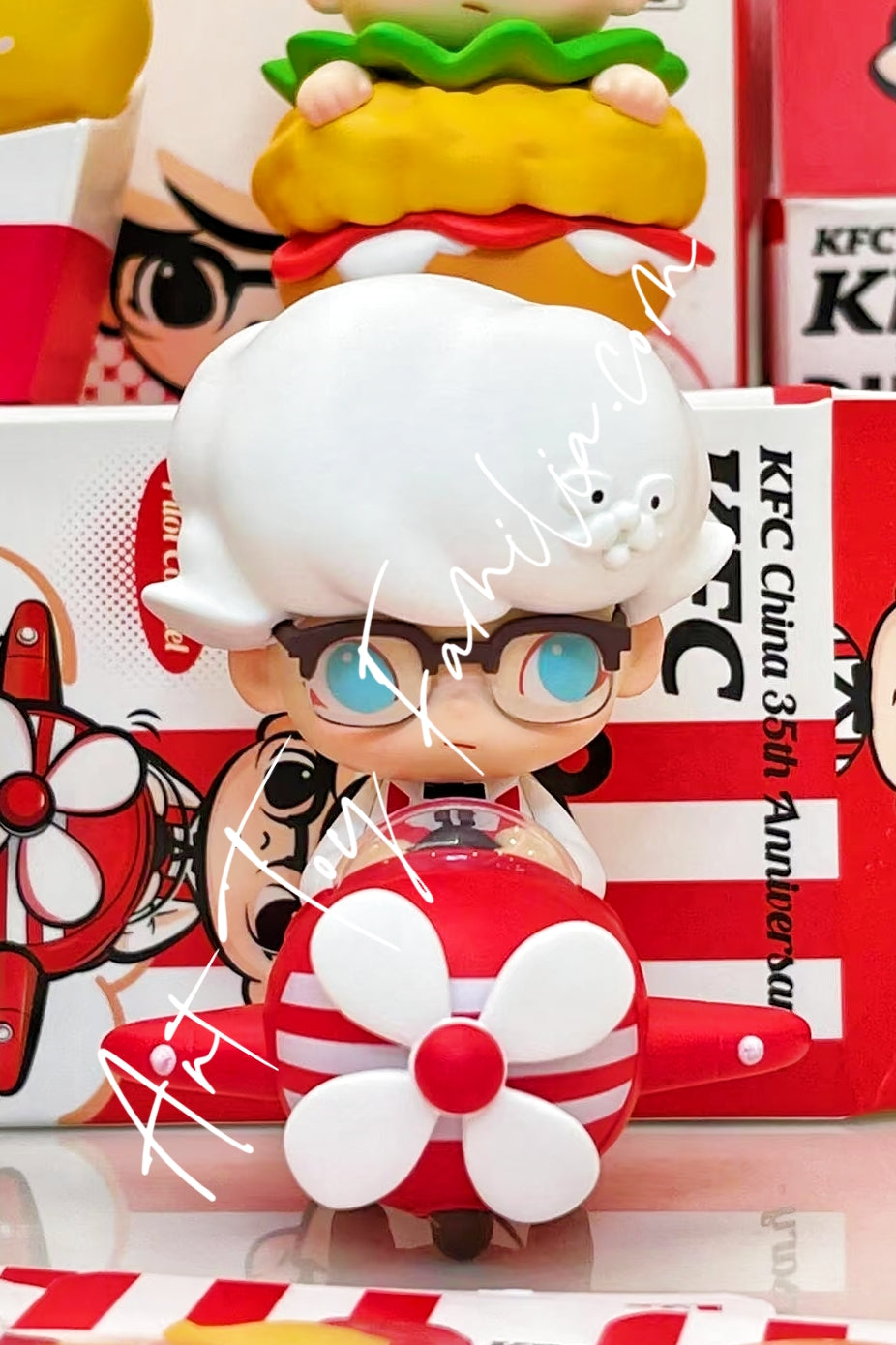 Popmart Dimoo × KFC China 35th Anniversary Limited Series Pilot Colonel