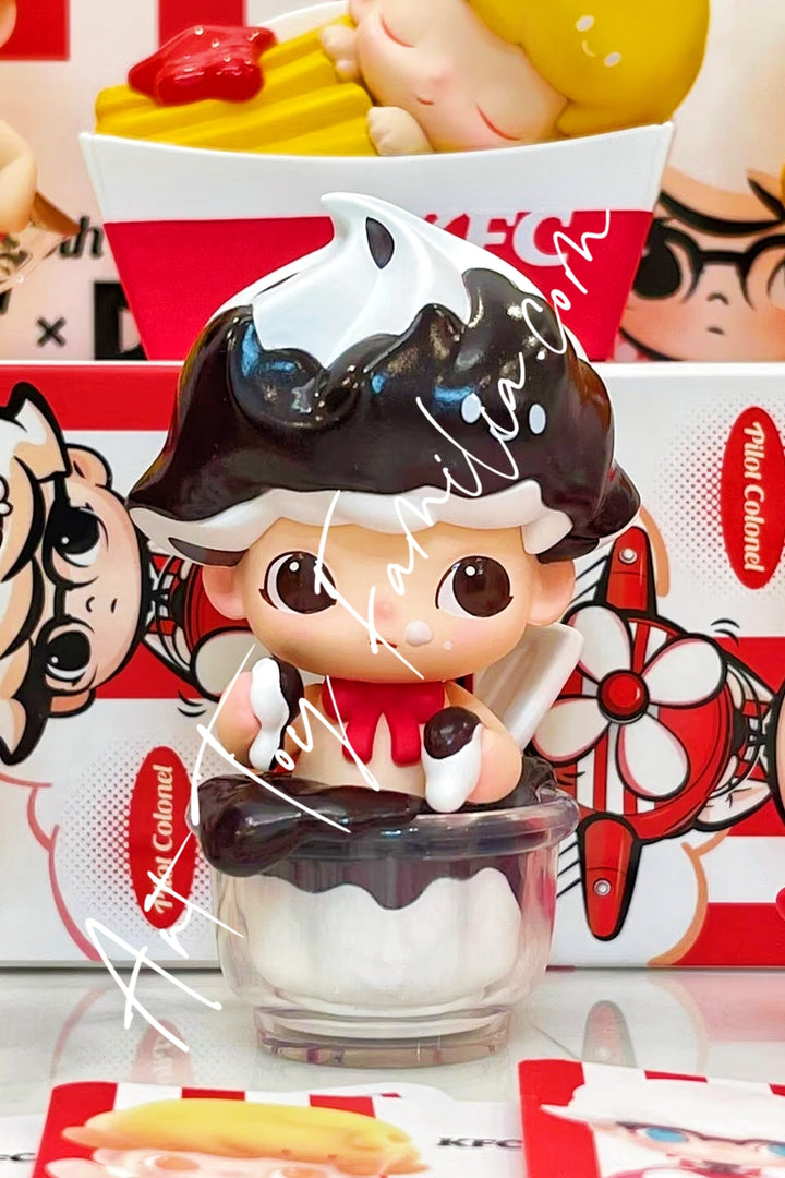 Popmart Dimoo × KFC China 35th Anniversary Limited Series Snow Sundae
