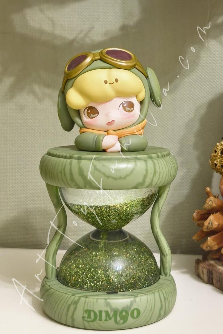 Popmart Dimoo Memories We Hold Series Glowing Hourgalss Crystal Ball Cosmic Dream