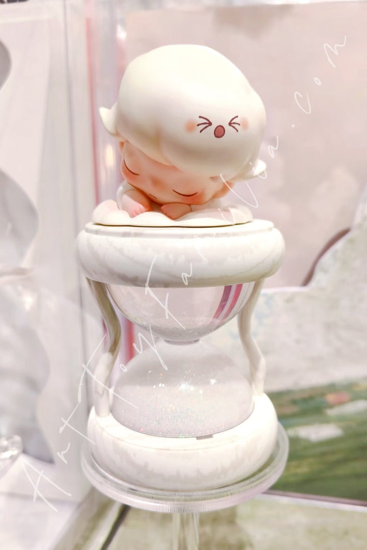 Popmart Dimoo Memories We Hold Series Glowing Hourgalss Crystal Ball In Your Arms