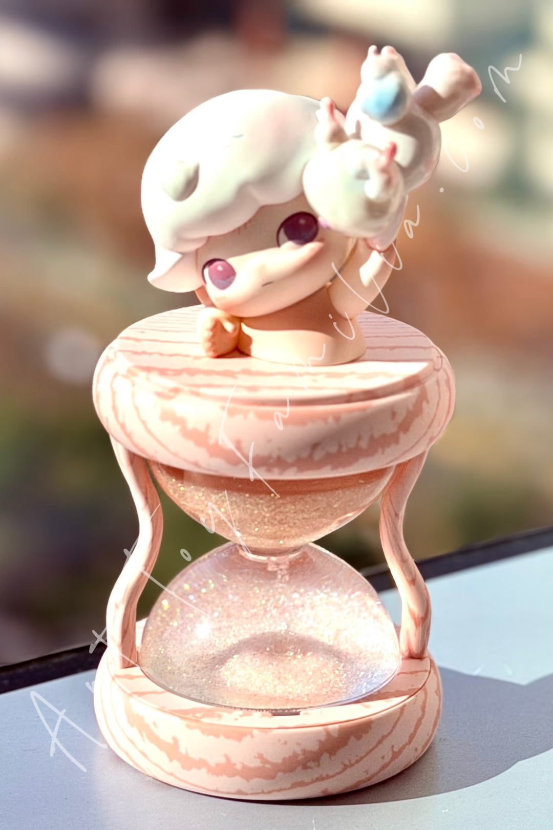 Popmart Dimoo Memories We Hold Series Glowing Hourgalss Crystal Ball The Goodbye I Cannot Say(Secret)