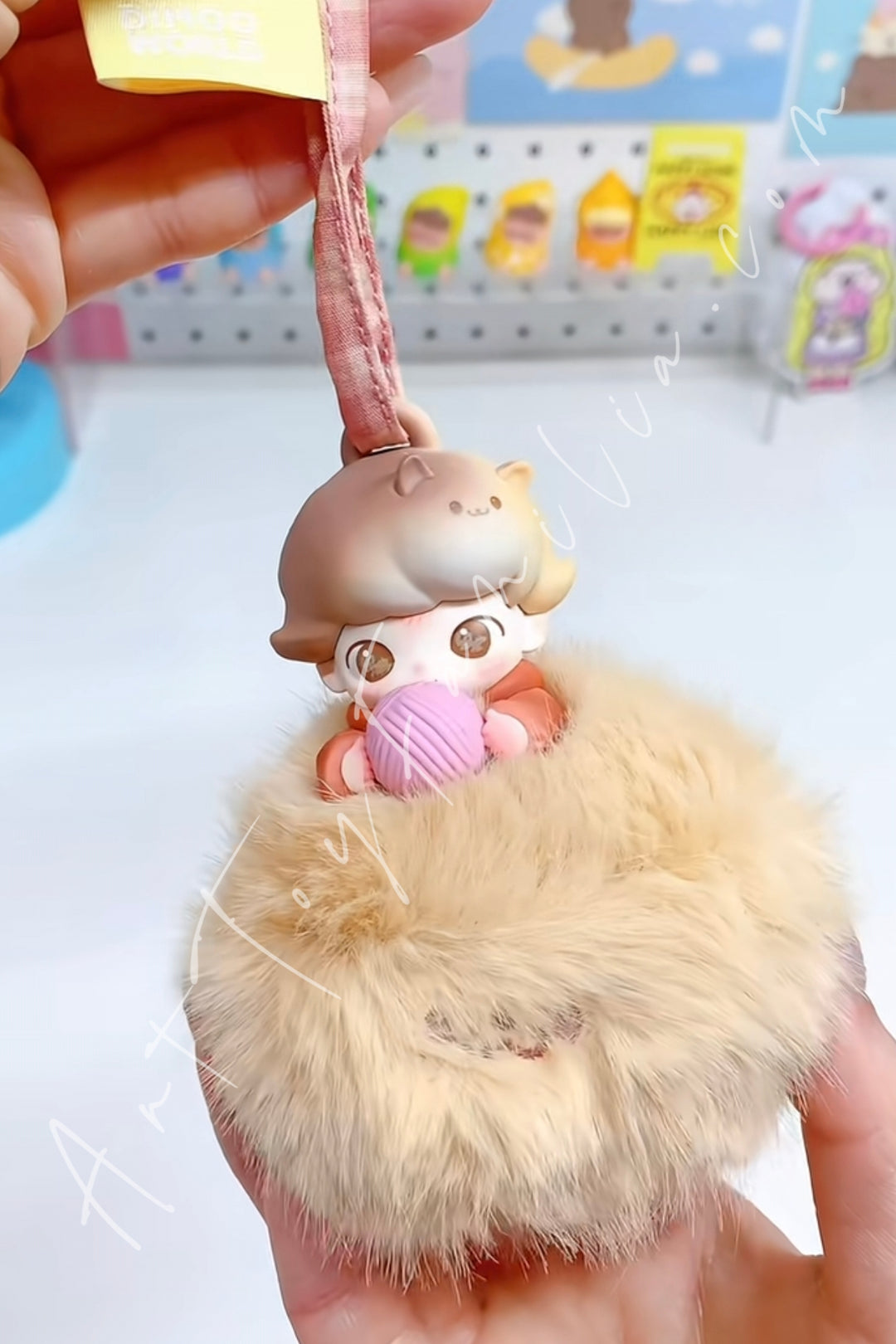 Popmart Dimoo Memories We Hold Series Sachet Pendant Yard Gardenia