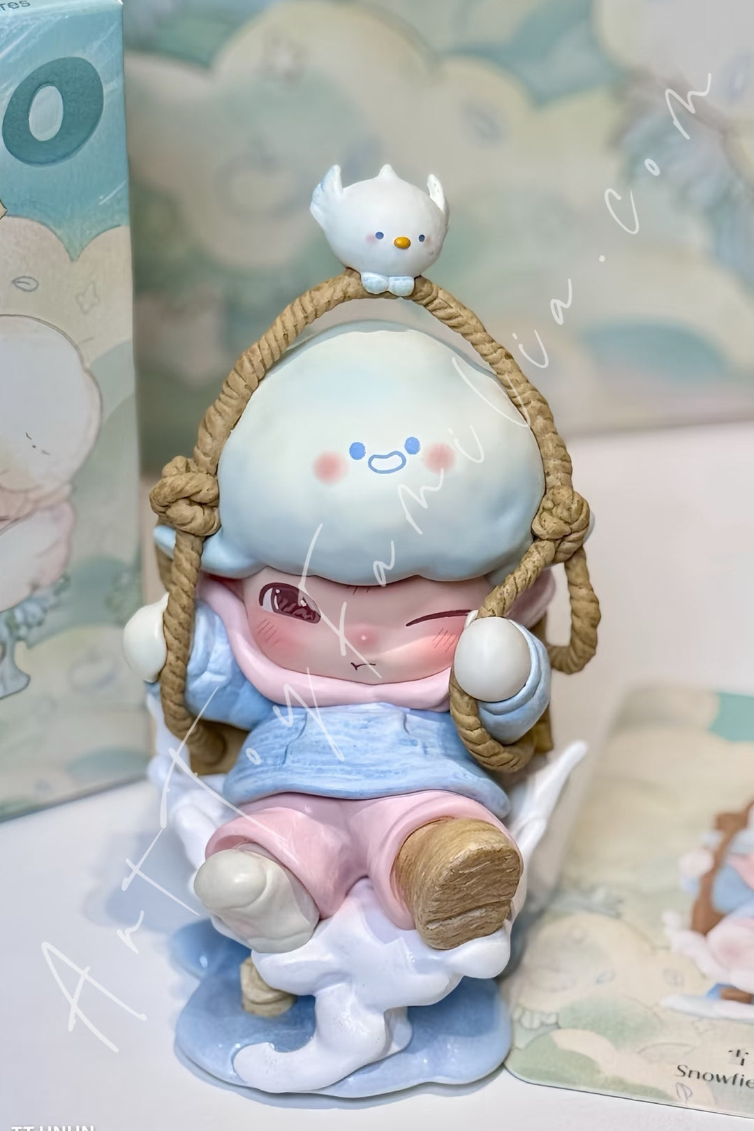 Popmart Dimoo Memories We Hold Series Snowfield Swing