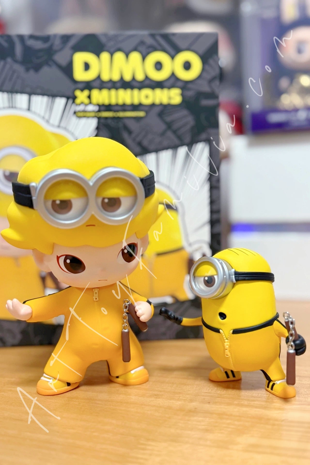 Dimoo × Minions Figurine – Art Toy Familia