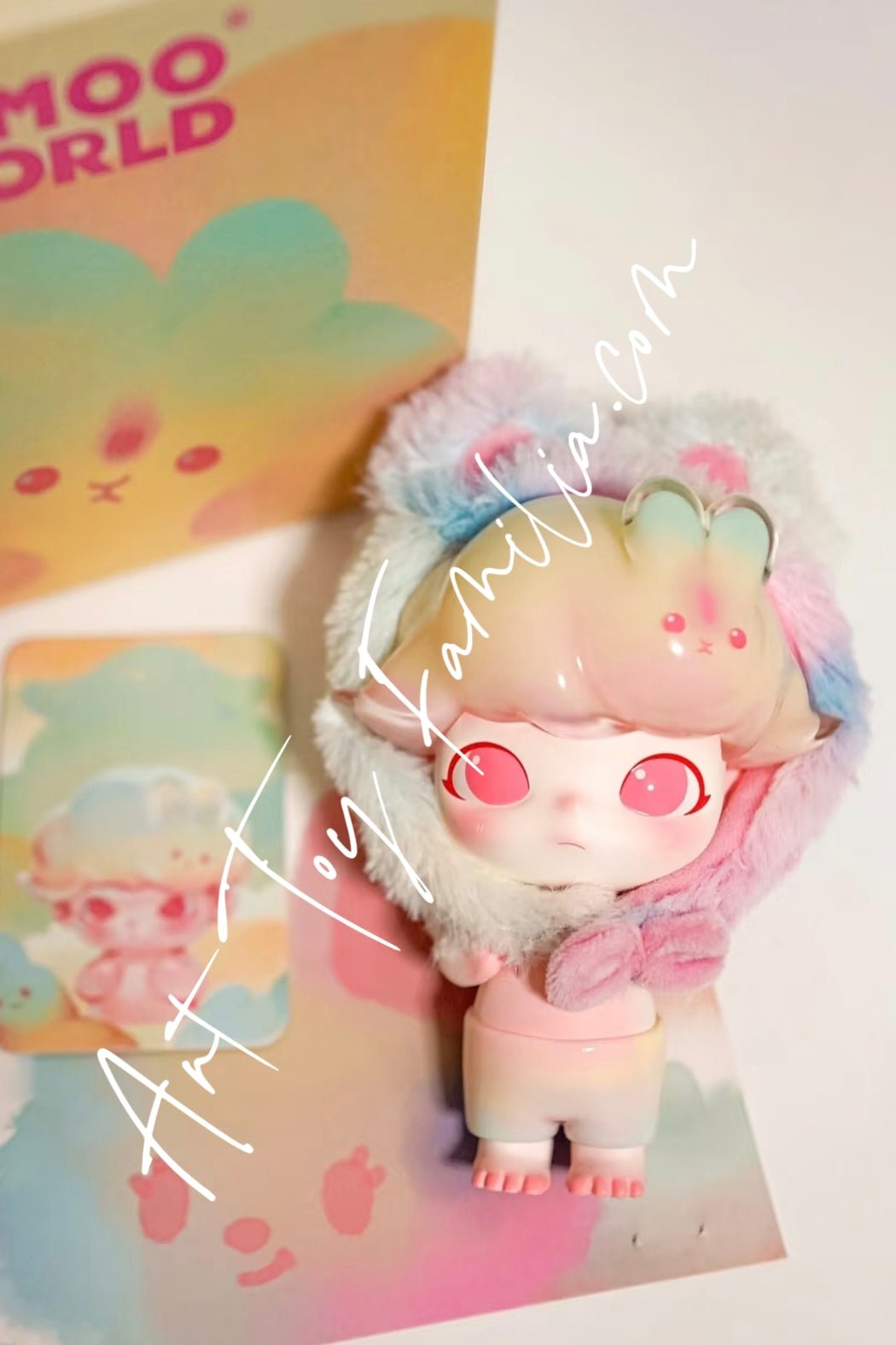 Dimoo Rabbit Pudding Rainbow Marshmallow - 幻彩棉花兔 – Art Toy Familia