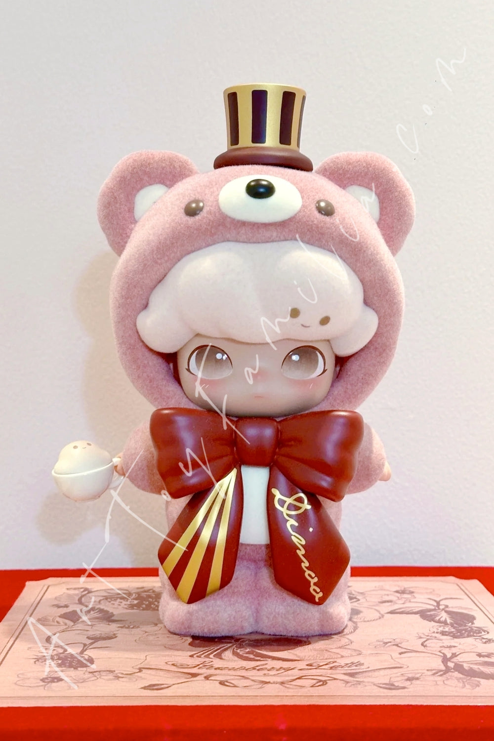 Popmart Dimoo Strawberry Latte Teddy