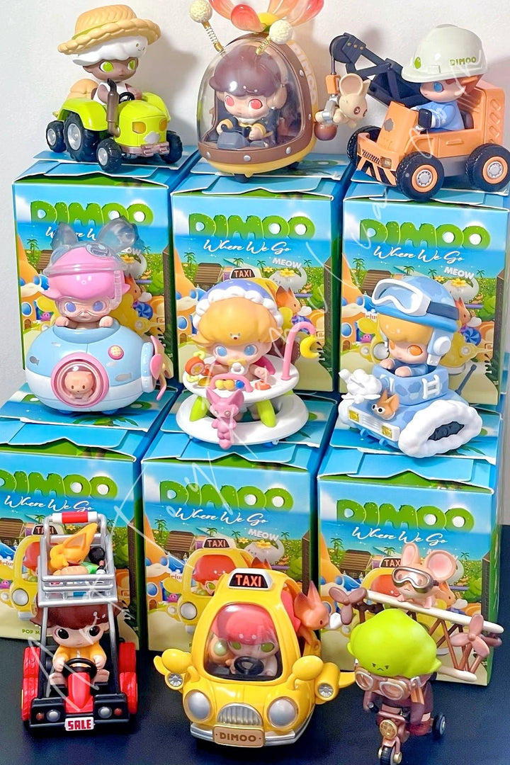 POP MART - Dimoo Where We Go Series 9 Confirmed Figures(opened box sealed bag)