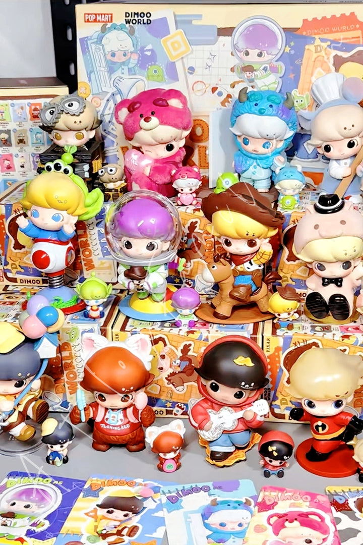 Popmart Dimoo World × PIXAR Series Figures 12 Confirmed Figures