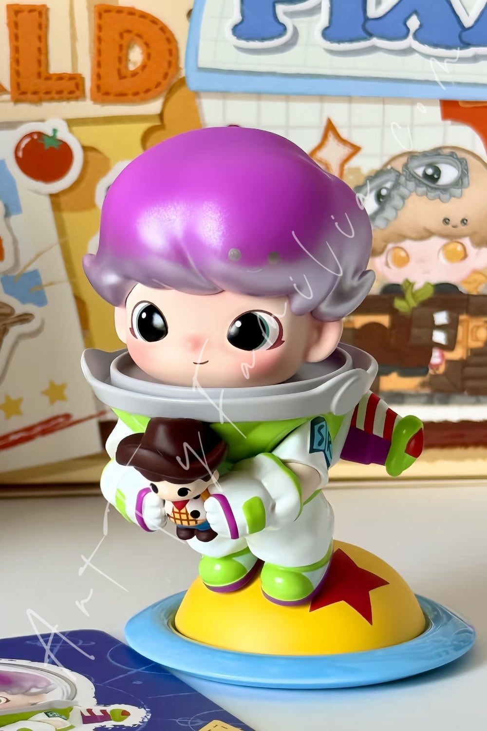 Popmart Dimoo World × PIXAR Series Figures Dimoo As Buzz Lightyear