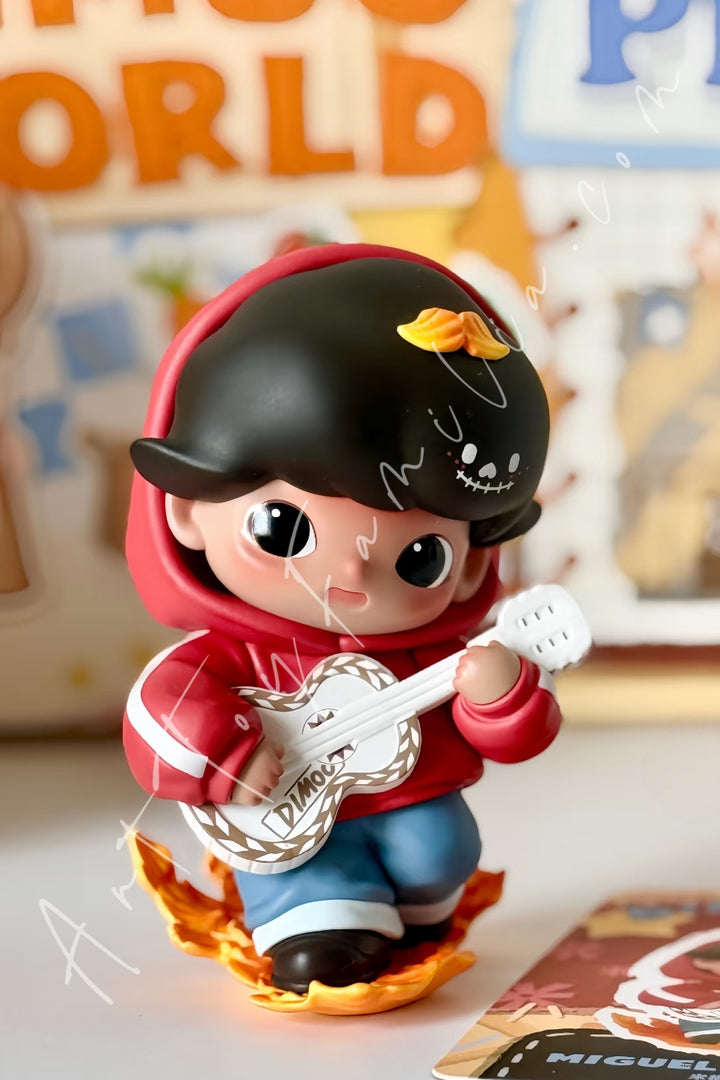 Popmart Dimoo World × PIXAR Series Figures Dimoo As Miguel Rivera