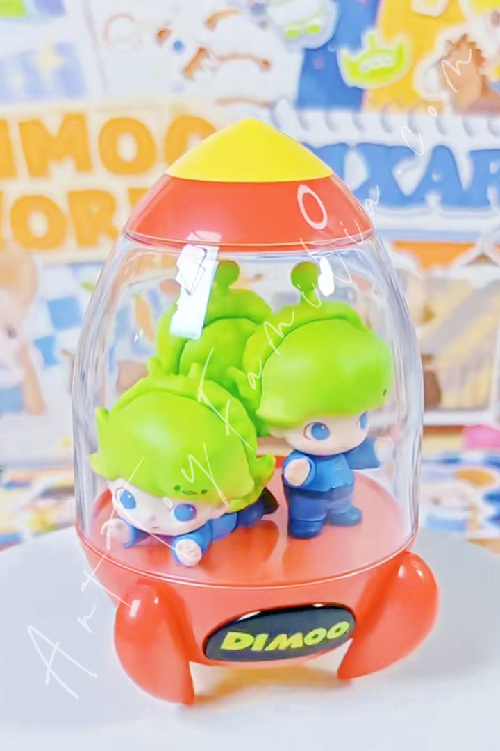 Popmart Dimoo World × PIXAR Series Figures Dimoo in Space Crane(Secret)