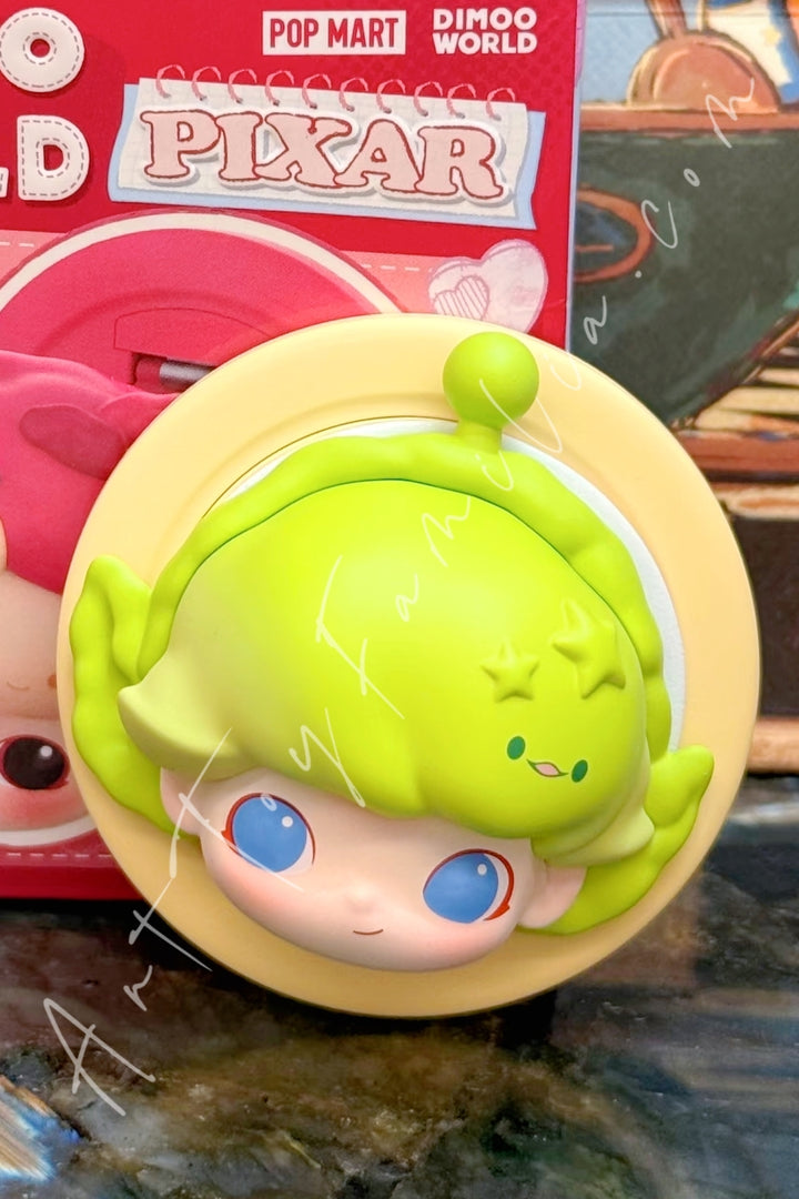 Popmart Dimoo World × PIXAR Series Magnetic Phone Holder Blind Box Alien(Secret)