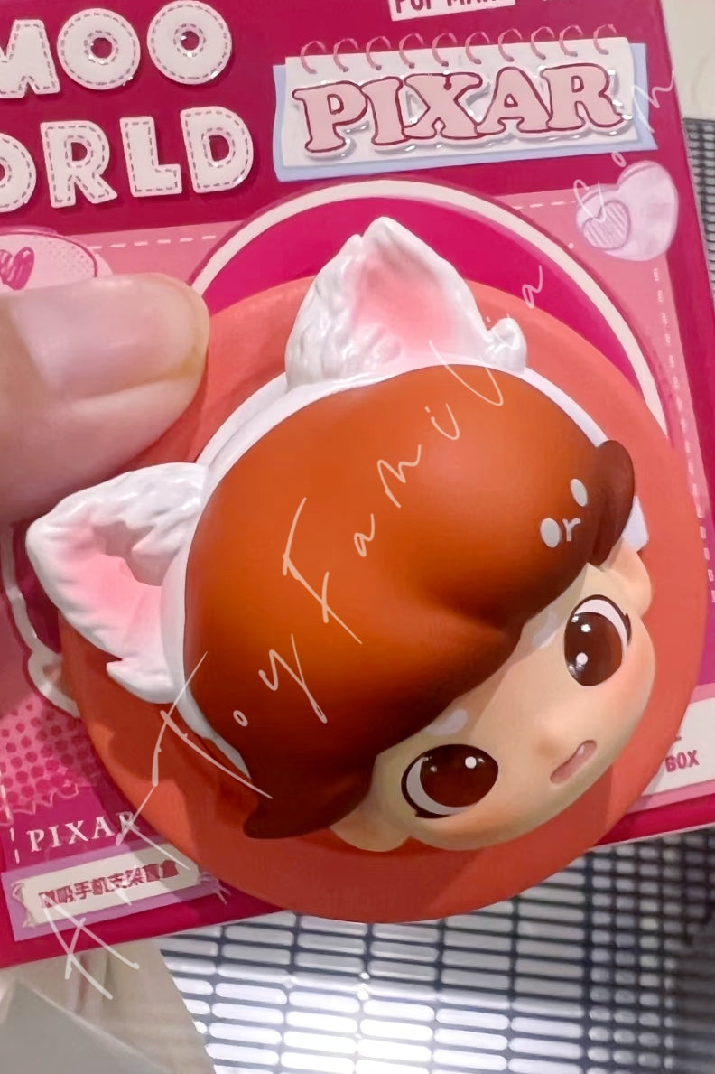 Popmart Dimoo World × PIXAR Series Magnetic Phone Holder Blind Box Red Panda Mei