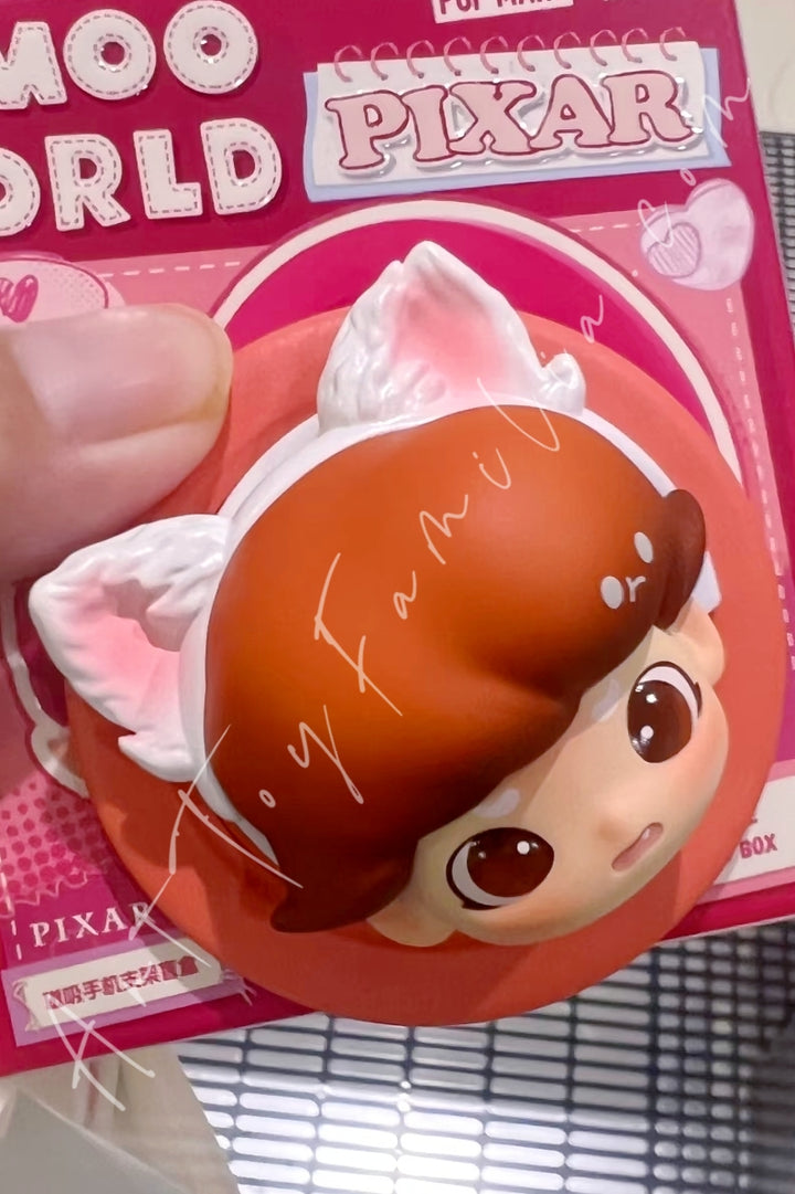 Popmart Dimoo World × PIXAR Series Magnetic Phone Holder Blind Box Red Panda Mei