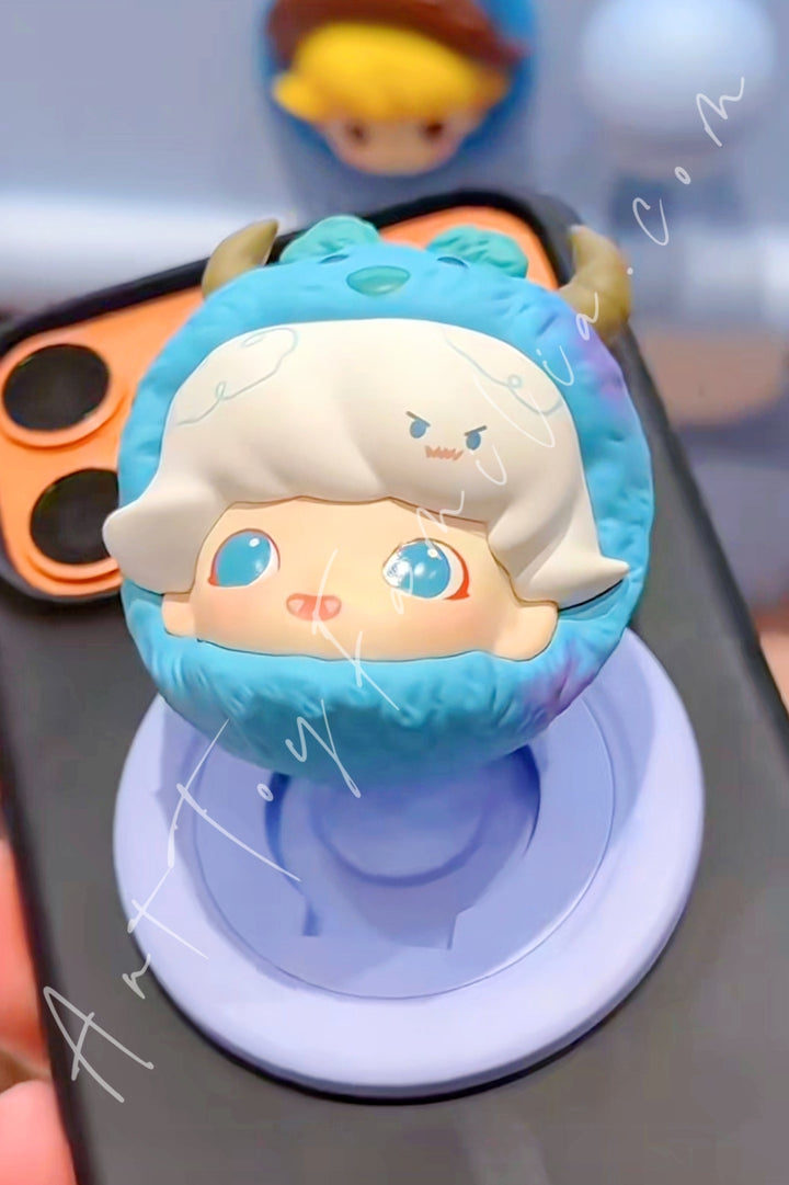 Popmart Dimoo World × PIXAR Series Magnetic Phone Holder Blind Box Sulley