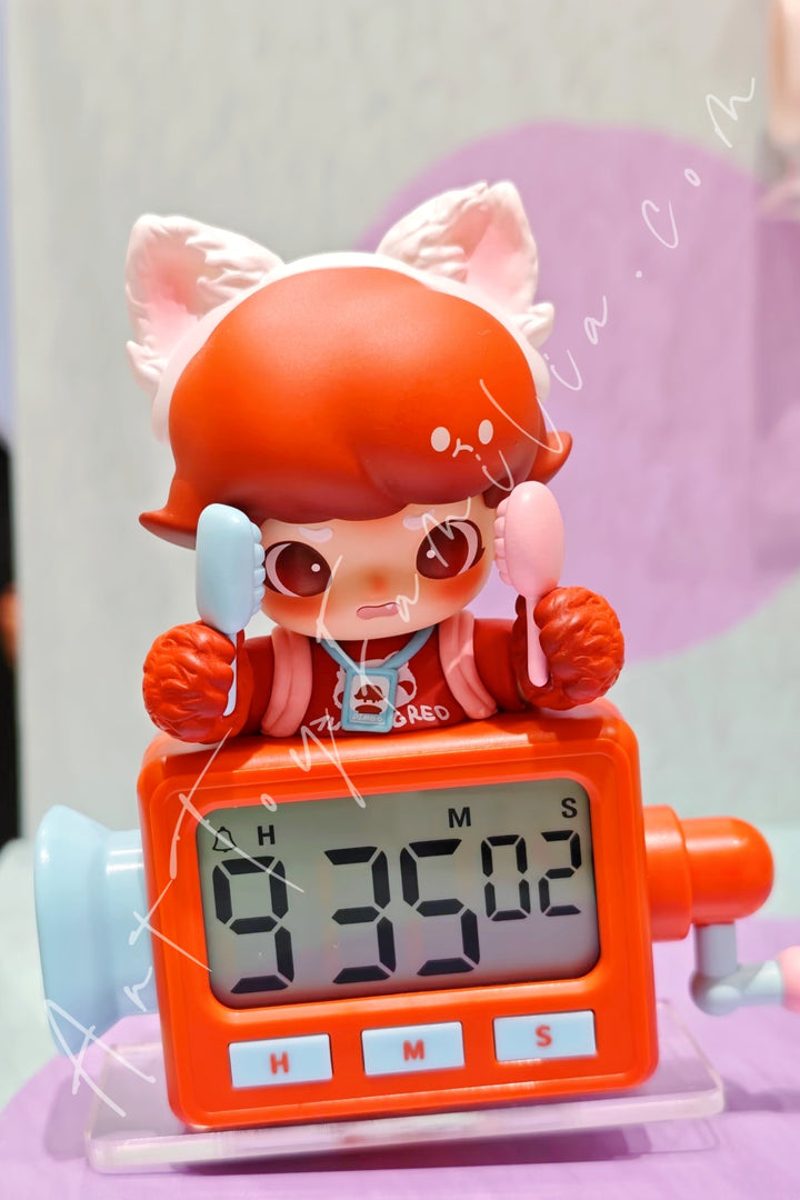 Popmart Dimoo World × PIXAR Series Timer Fridge Magnet Blind Box Red Panda Mei
