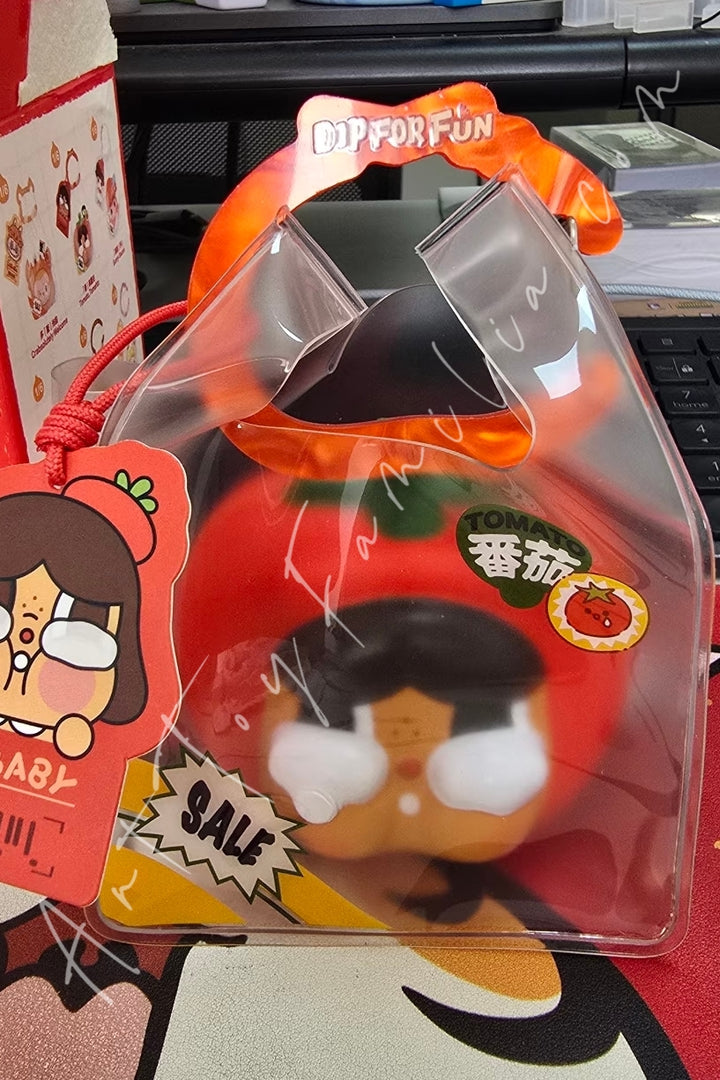 Popmart Dip For Fun Series Squishy Charm Blind Box CRYBABY