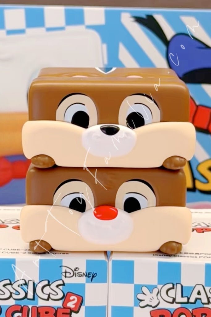 POP MART - Disney Classic Pop Cube - 2 Series - 迪士尼经典Pop Cube - 2系列 Chip‘n’Dale - 奇奇与蒂蒂