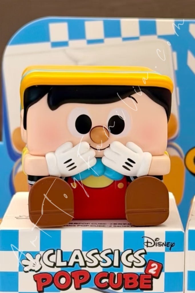 POP MART - Disney Classic Pop Cube - 2 Series - 迪士尼经典Pop Cube - 2系列 Pinocchio - 皮诺丘