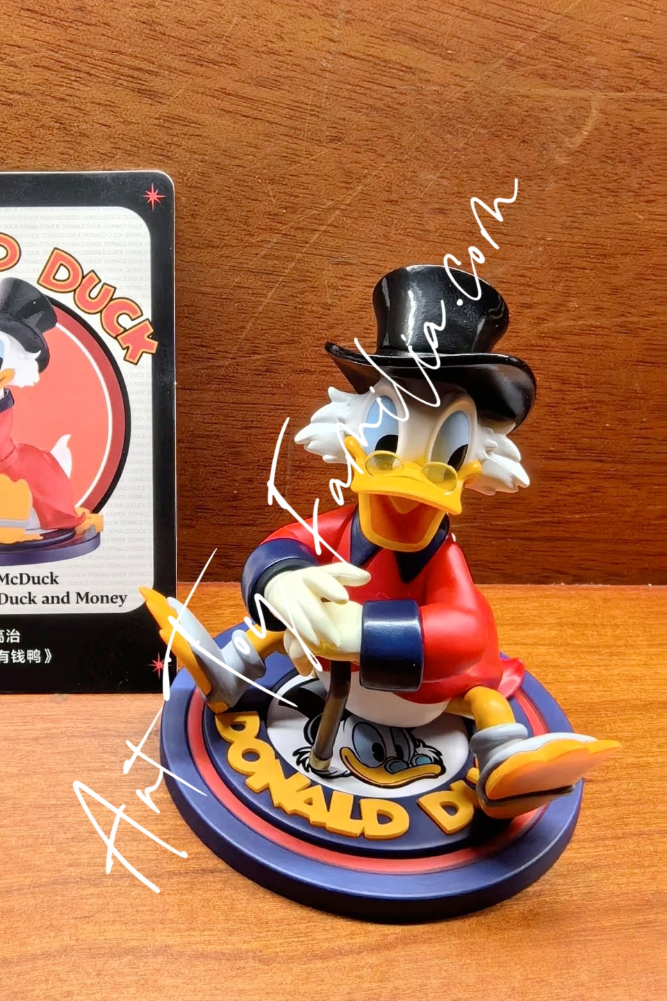 Popmart Disney Donald Duck 90th Anniversary Series Scrooge McDuck-1967 Scrooge McDuck And Money