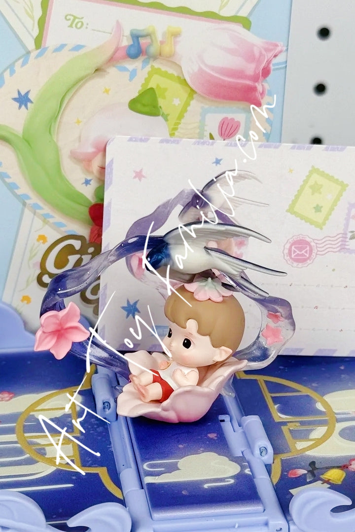 Popmart Gift For You Greeting Card Series Hacipupu Peach Blossom