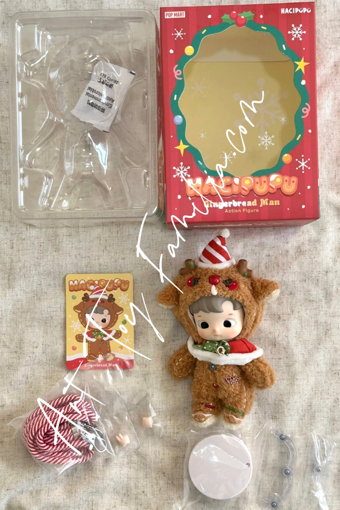 Popmart Hacipupu Gingerbread Man Action Figure 3