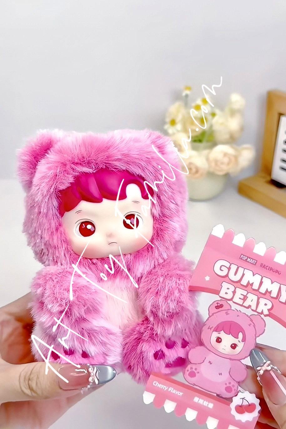 Hacipupu Gummy Bear Series Vinyl Plush Pendant - 小熊软糖