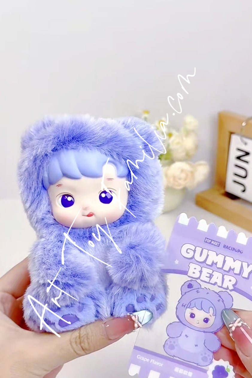 【nu】HACIPUPU ハチププ GUMMY BEAR 2点 ピンク・青 Hacipupu Gummy Bear Series Vinyl Plush Pendant - 小熊软糖