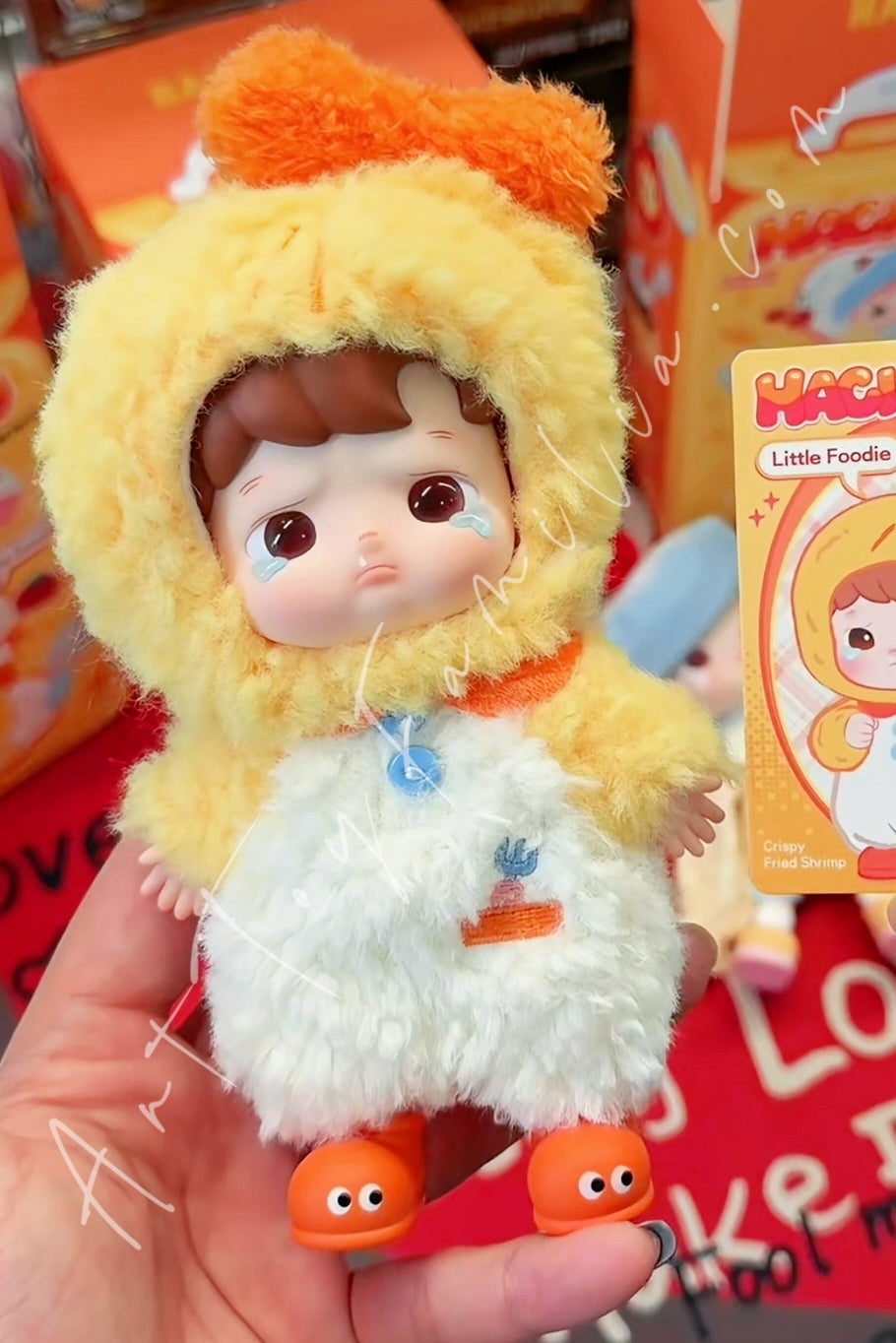 Popmart Hacipupu Series 1/12 Action Figure Crispy Fried Shrimp