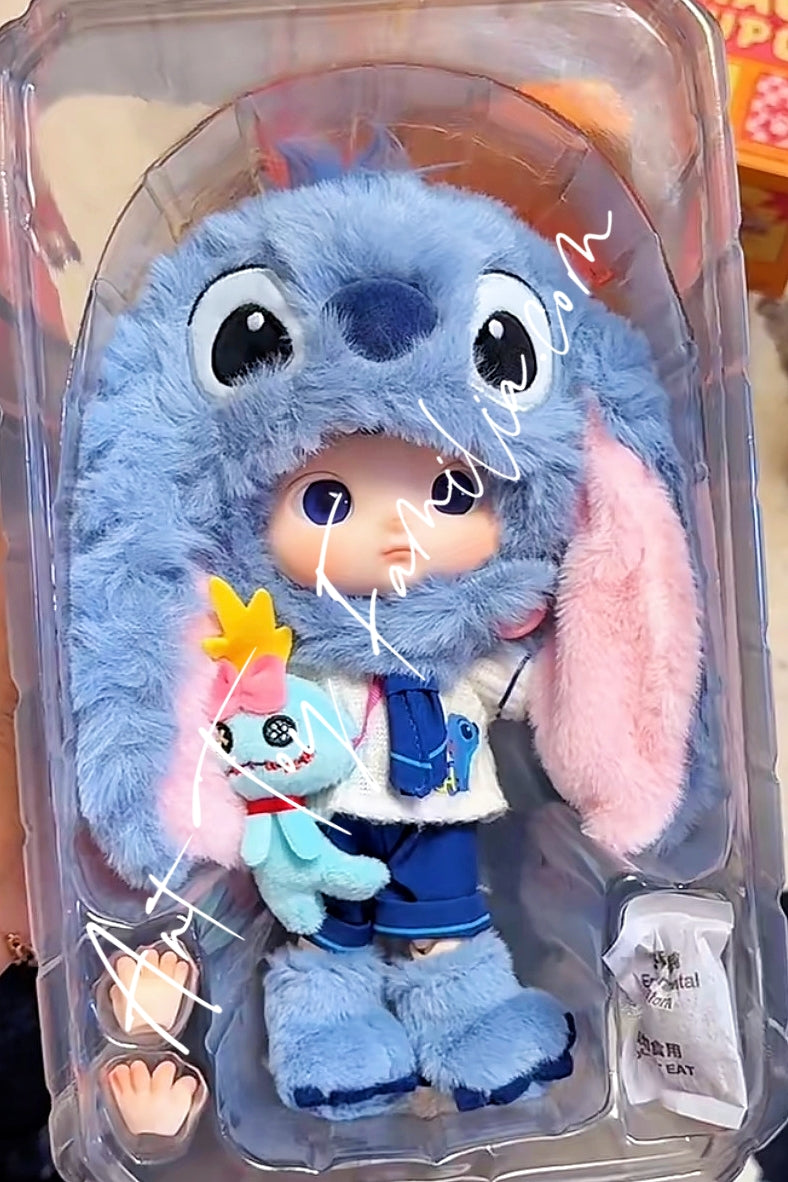 POPMART Hacipupu Stitch 1/8 フィギュア　即発送可能 AUTHENTIC HACIPUPU STITCH 1/8 ACTION FIGURE TRENDY DOLL CUTE