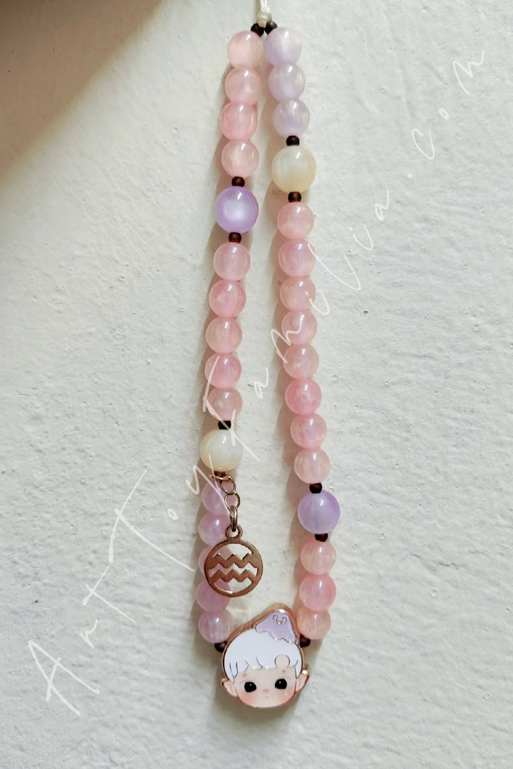 Popmart Hacipupu The Constellation Series Phone Charm Aquarius