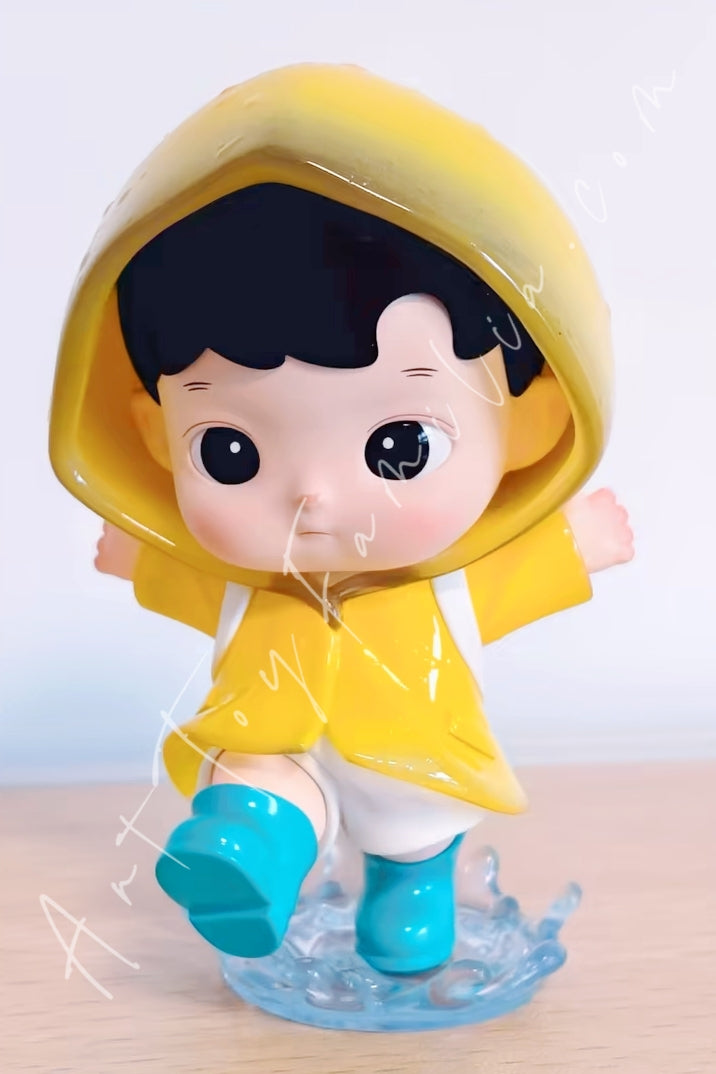 Popmart Hacipupu x Crayon Shinchan One Day in Kasukabe Series Figures My Mood Is Rainproof
