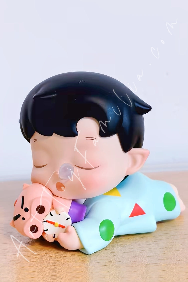 Popmart Hacipupu x Crayon Shinchan One Day in Kasukabe Series Figures Wake Up Refreshed