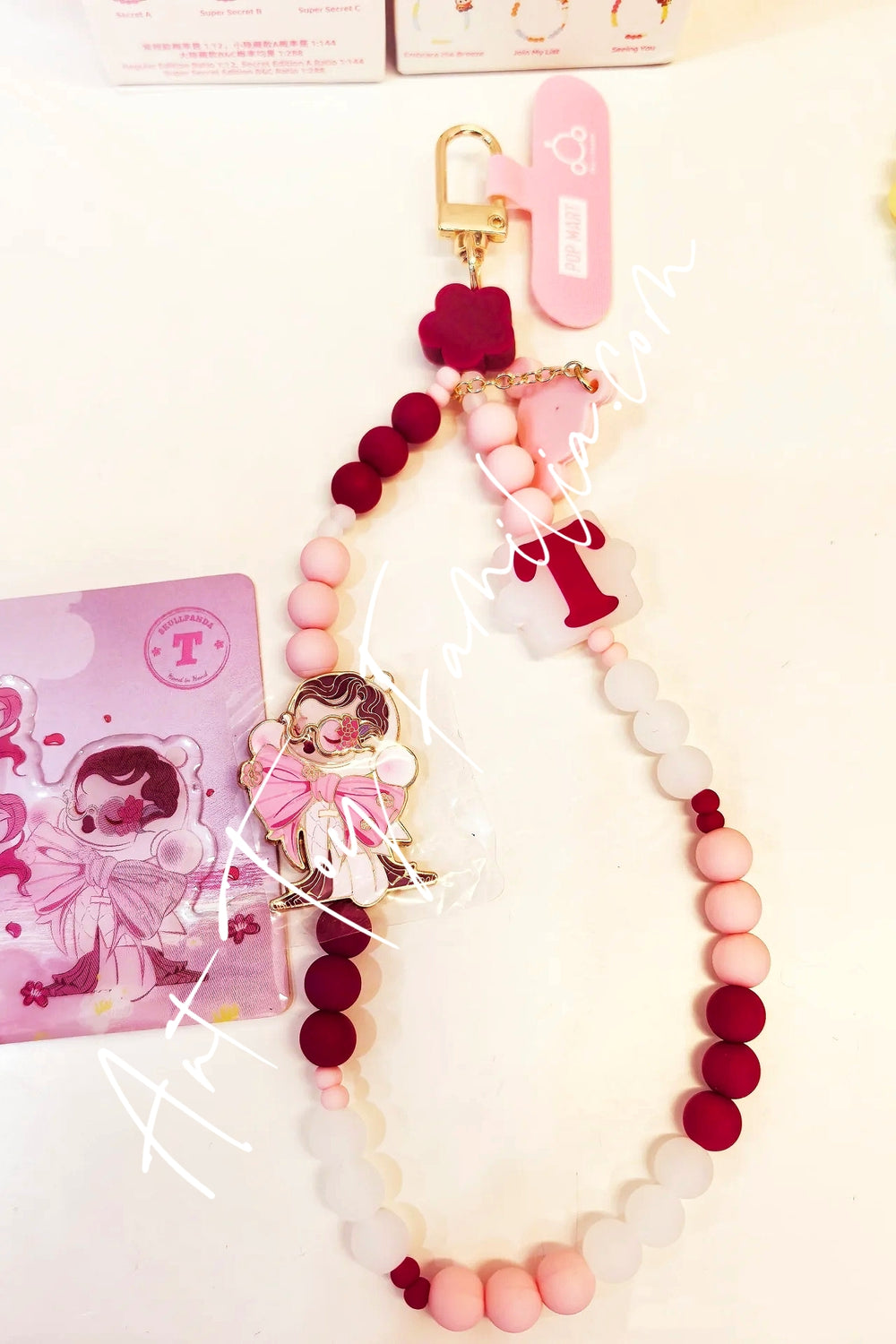 Popmart Hand In Hand Series Phone Chain Tranquility Blossom(Secret C)