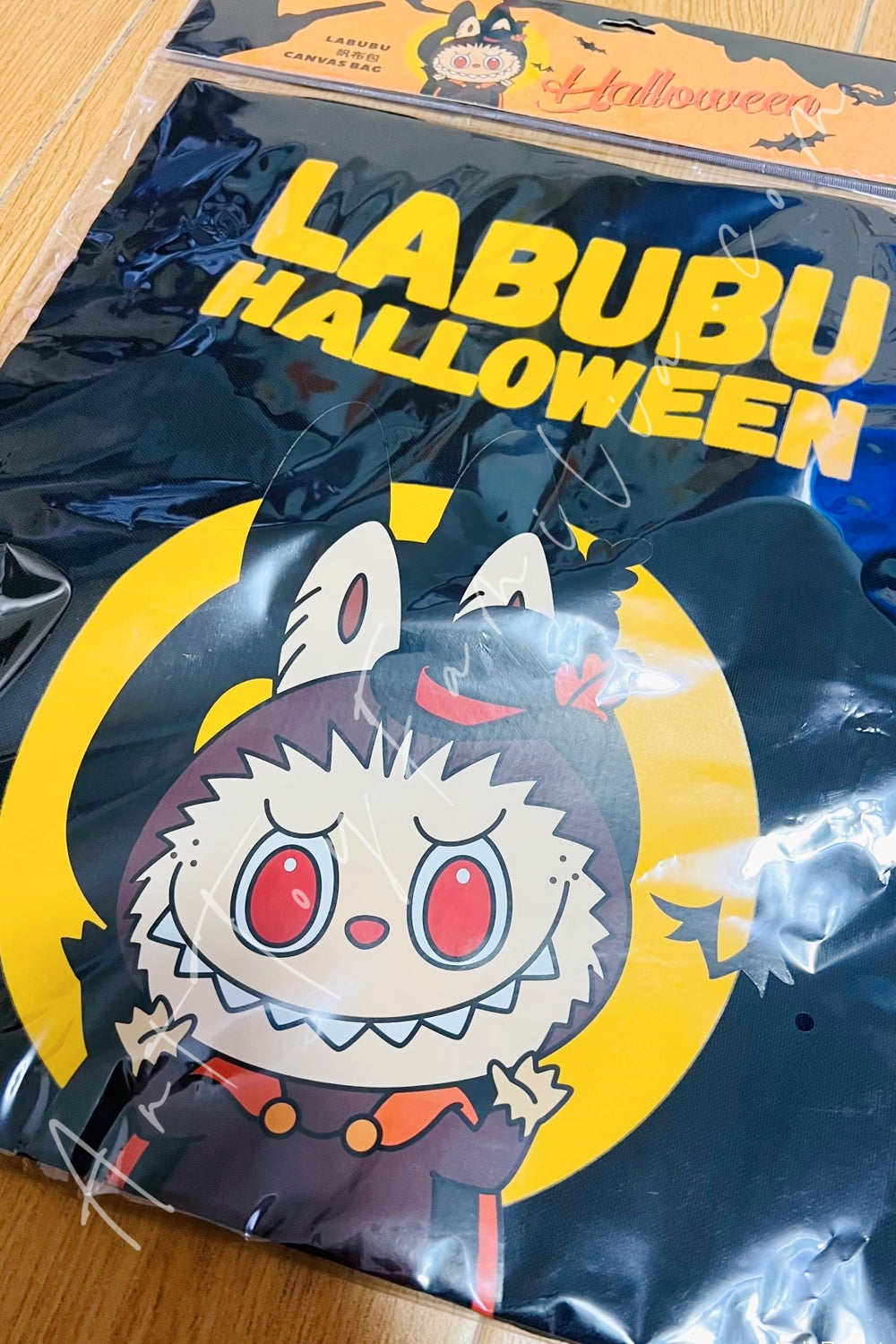 Popmart Happy Halloween Party Series Labubu Canvas Bag