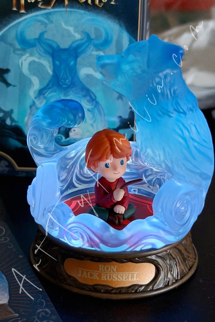 Popmart Harry Potter Patronus Series Figures Ron with Jack Russell